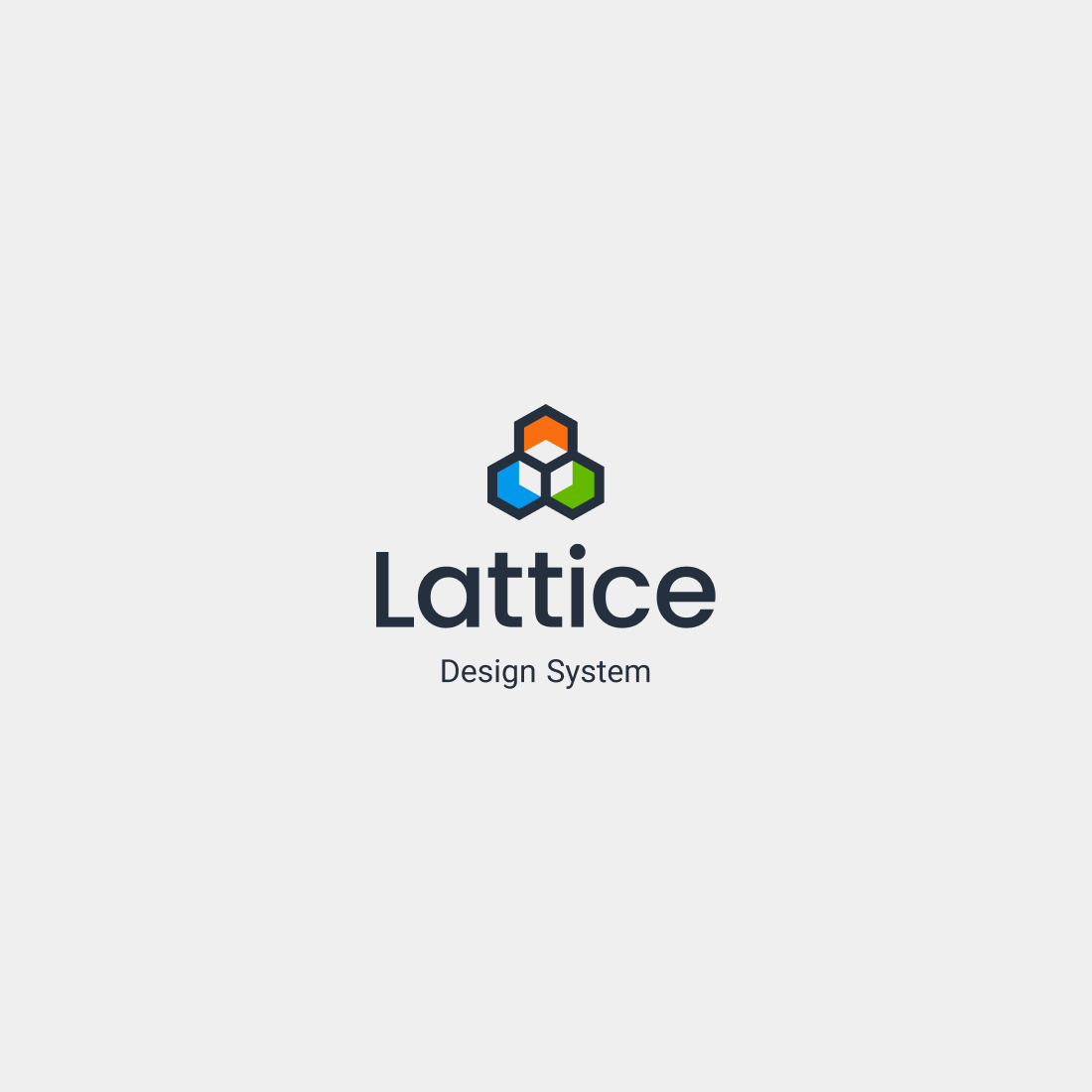 Logo for Honeycomb's Design System, Lattice