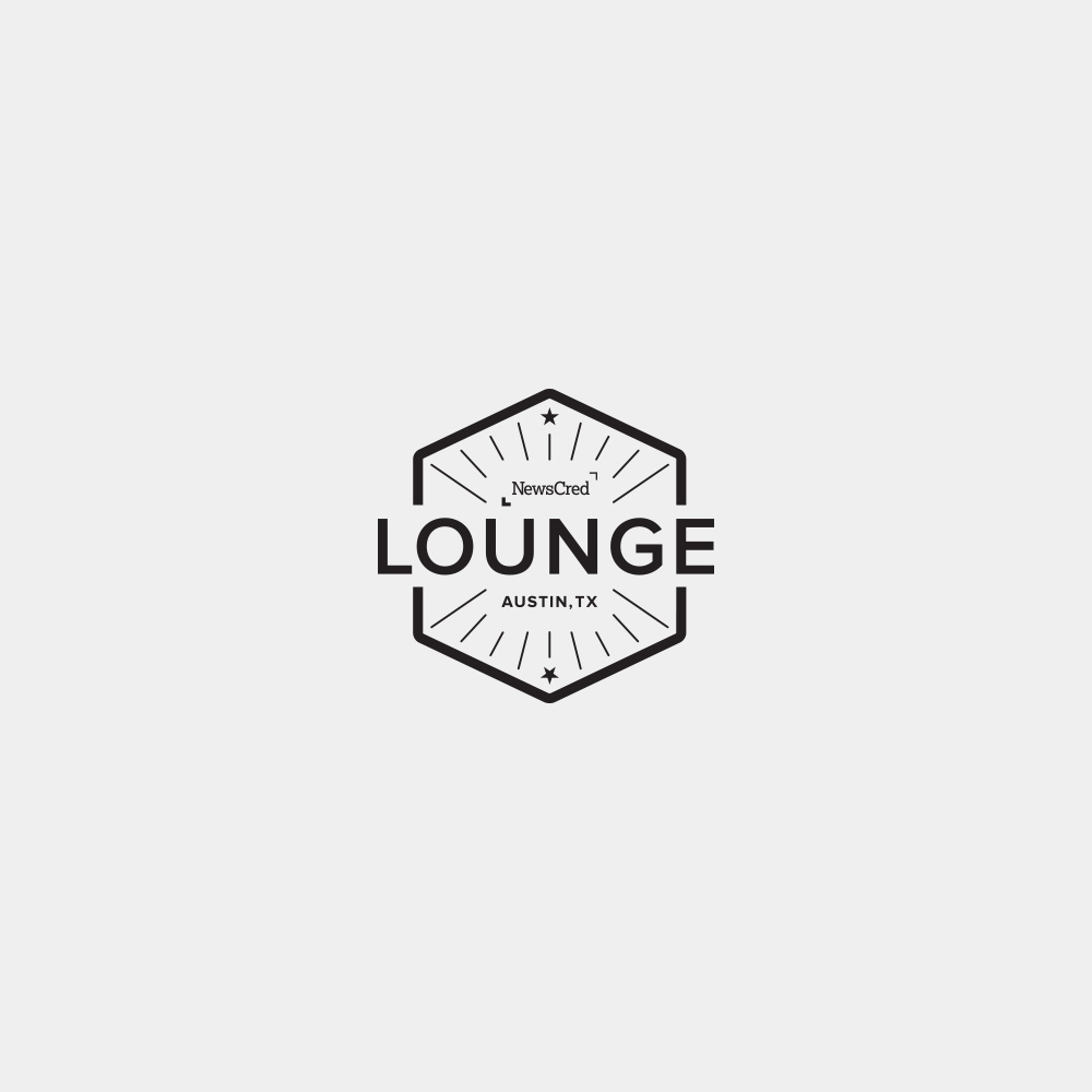 Logo for NewsCred Lounge ato support their presence at SXSW
