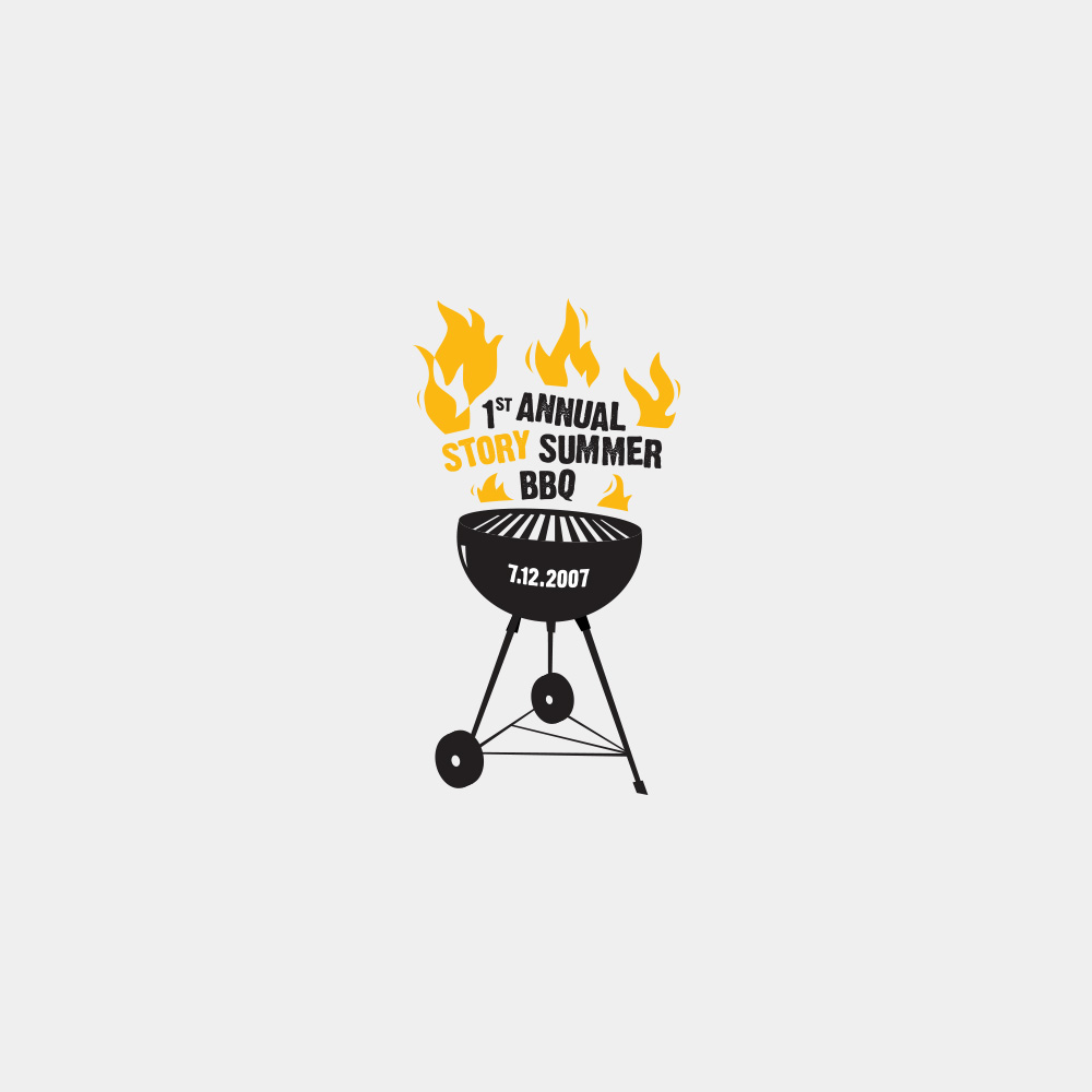Logo for Story Worldwide's summer BBQ