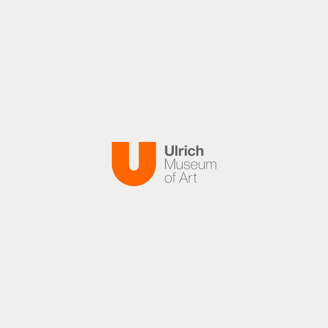 Logo for The Edwin A. Ulrich Museum of Art, a modern and contemporary art museum at Wichita State University